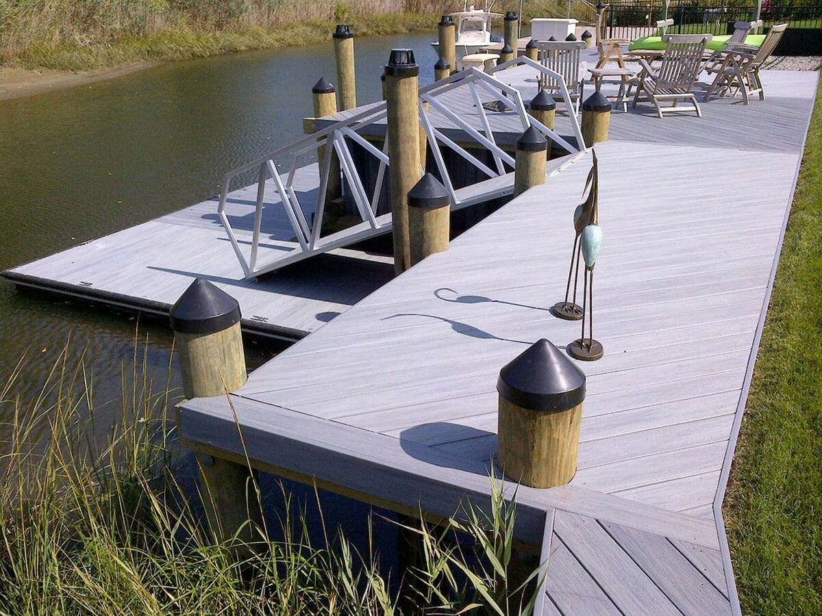 Leisure Dock over water
