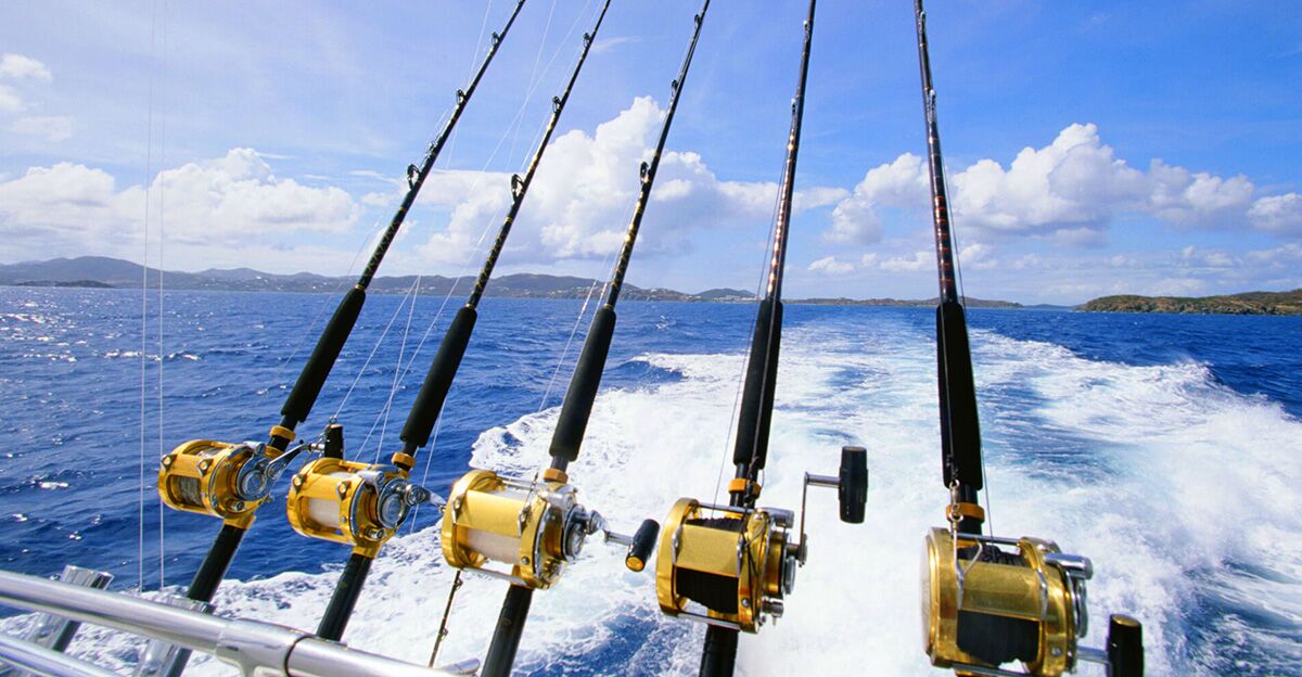 A fishing charter sets sail to catch fish according to the fish species seasonal catching calendar.