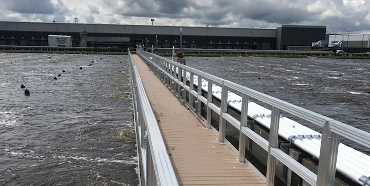 floating wastewater platform docks