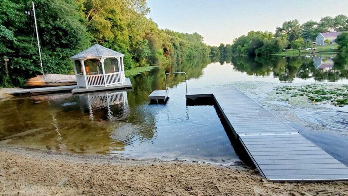 kayak dock ramp concept image