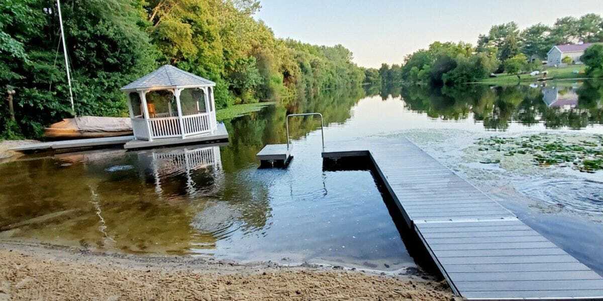 best backyard floating gazebo
