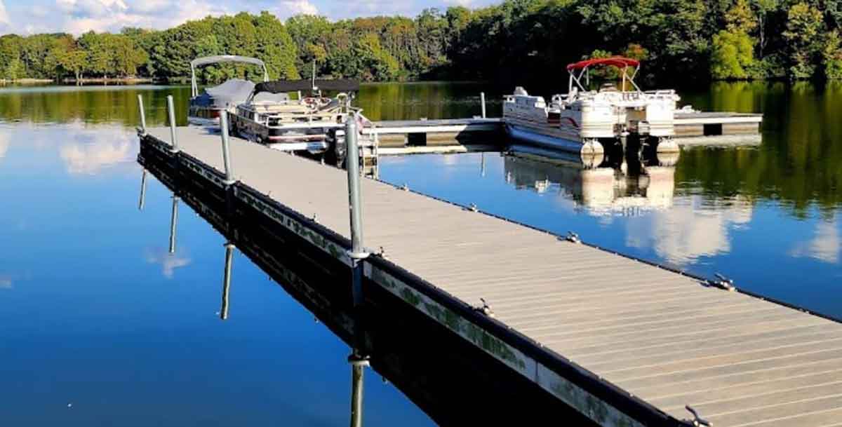 a modular floating dock